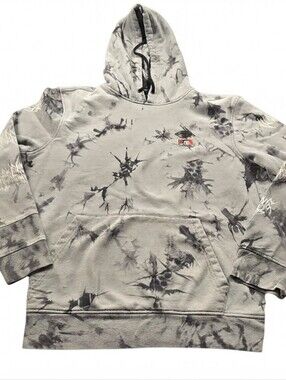 Lurking Class by Sketchy Tank Tie-Dye Grim Reaper Hoodie Size L